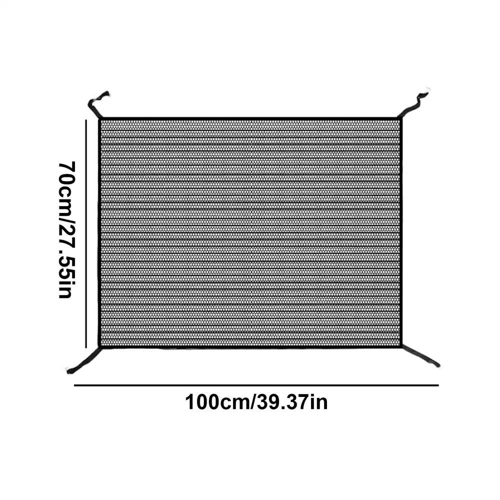 

Защитная сетка для автомобильного гриля, складная сетка для капота, сетка для бампера двигателя, передняя сетка автомобиля, предотвращающая повреждение капота двигателя, устойчивая к листьям сетка