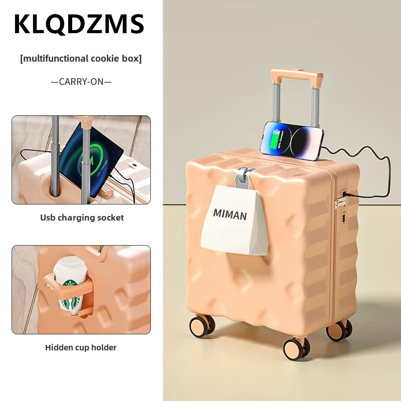 KLQDZMS 18 &quot20 дюймов Многофункциональный чемодан Маленький посадочный ящик для ПК