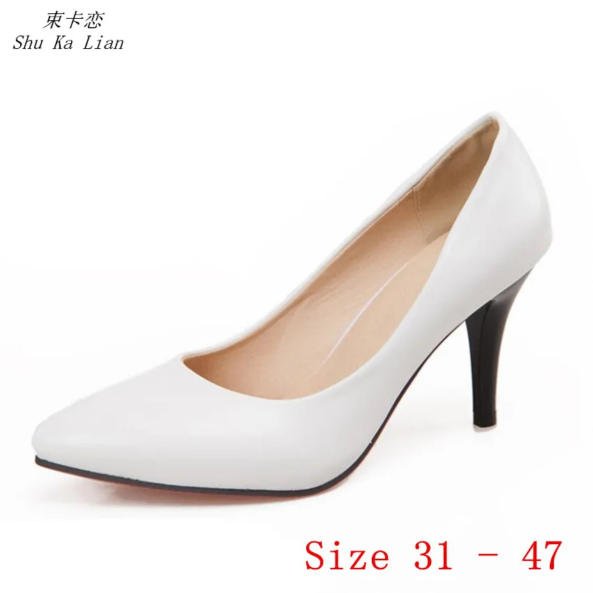 

High Heels Women Pumps High Heel Shoes Stiletto Woman Party Wedding Shoes Kitten Heels Small Plus Size 31 - 47
