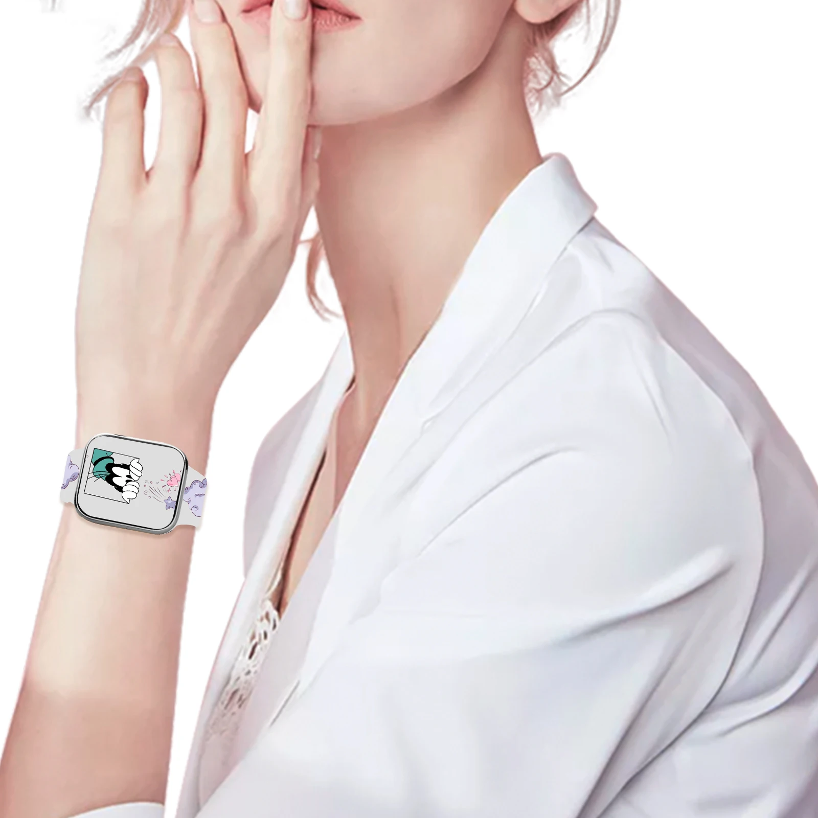 Силиконовый ремешок Disney Naughty для Apple Watch