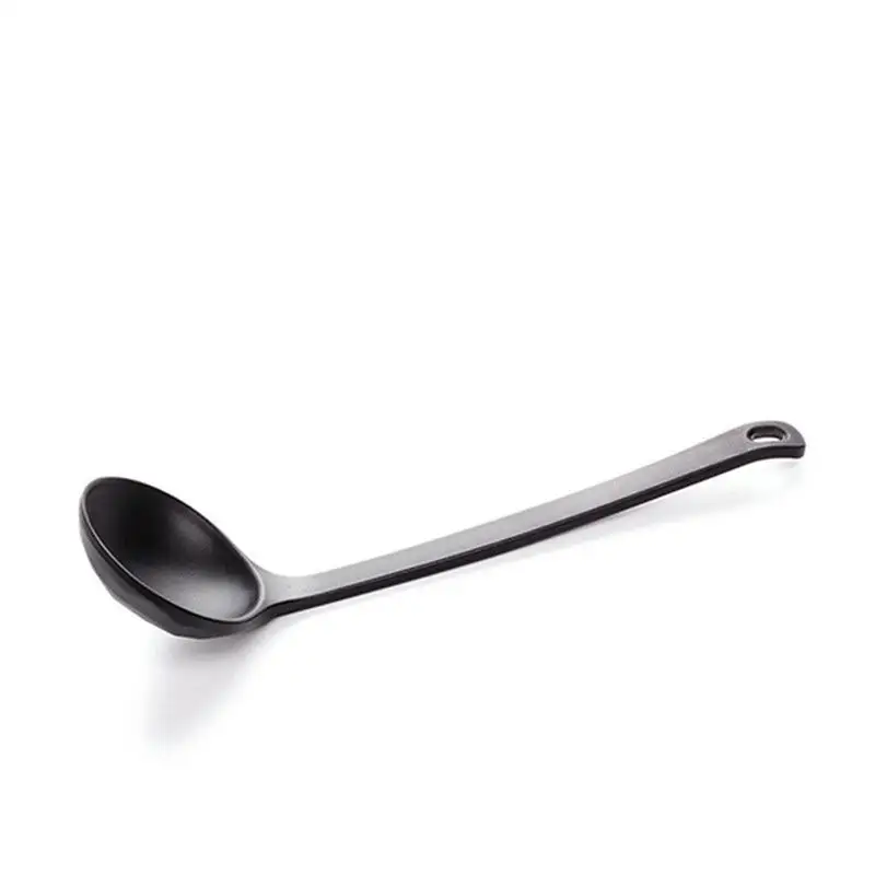 

Black Matte Spoon Chinese Soup Spoon Round Anti-Fall Earl Scoop Tableware Anti-Fall Tortoise Shell Shaped Spoon Accessories