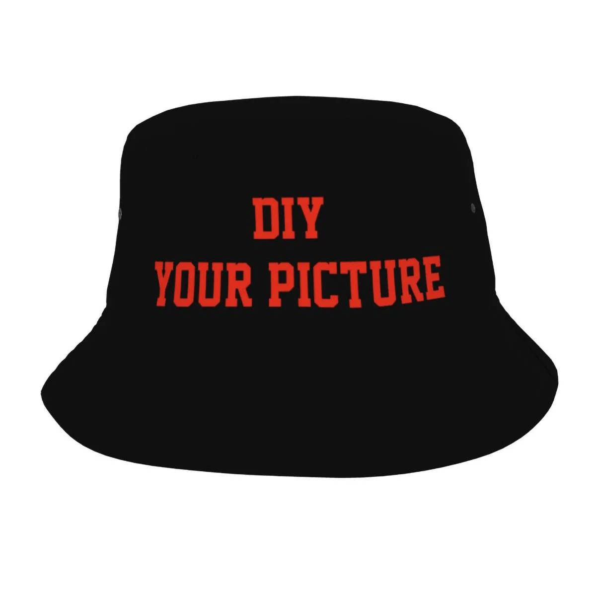 Your Picture Bucket Hats for Woman Man Customized DIY Print on Demand Dropshipping Fisherman Hat Sandbeach Sun Hat