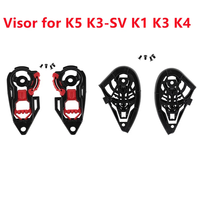 Helmet Visor Base Mechanism for K1 K3SV K5 K3 K4 Casco Moto Shield Lock Motorcycle Helmet Parts Accessories