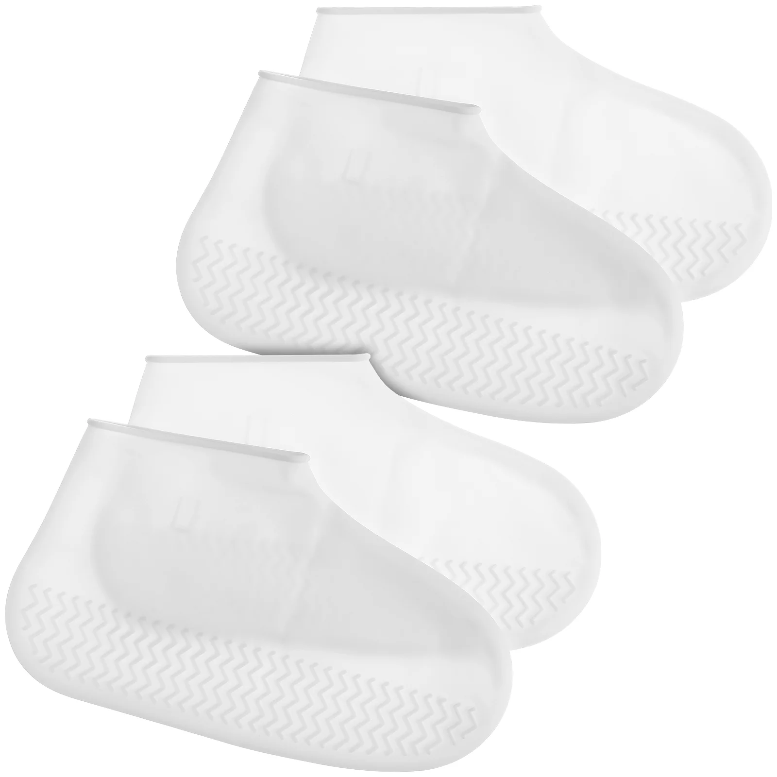 2 пары нескользящих бахил водонепроницаемые защитные бахилы непромокаемые