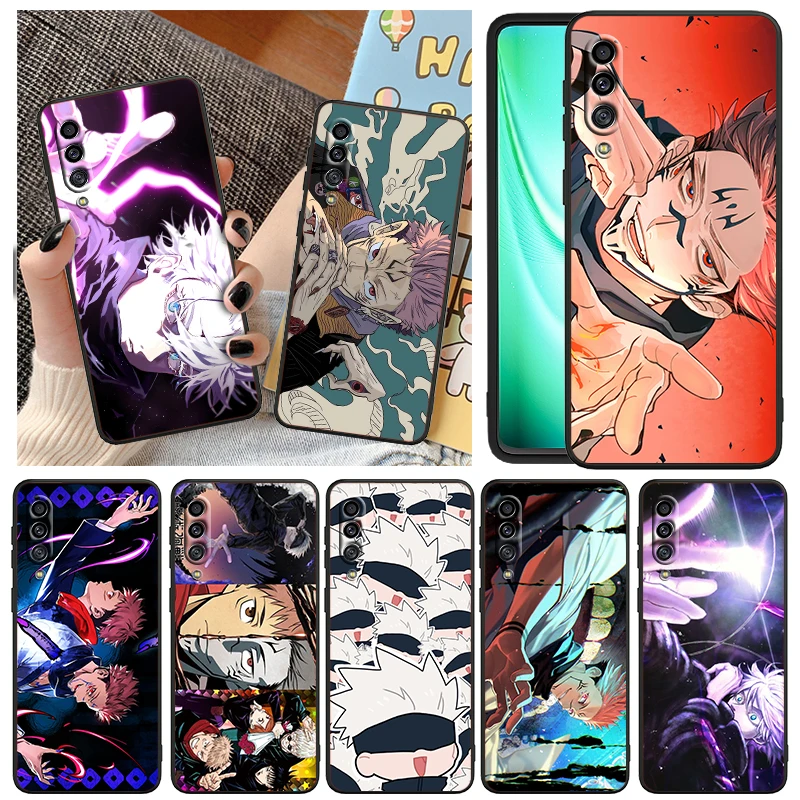 

Jujutsu Anime Kaisen For Samsung Note 20 10 9 Ultra Lite Plus F23 M52 M21 A73 A70 A20 A10 A8 A03 j7 j6 Black Phone Case