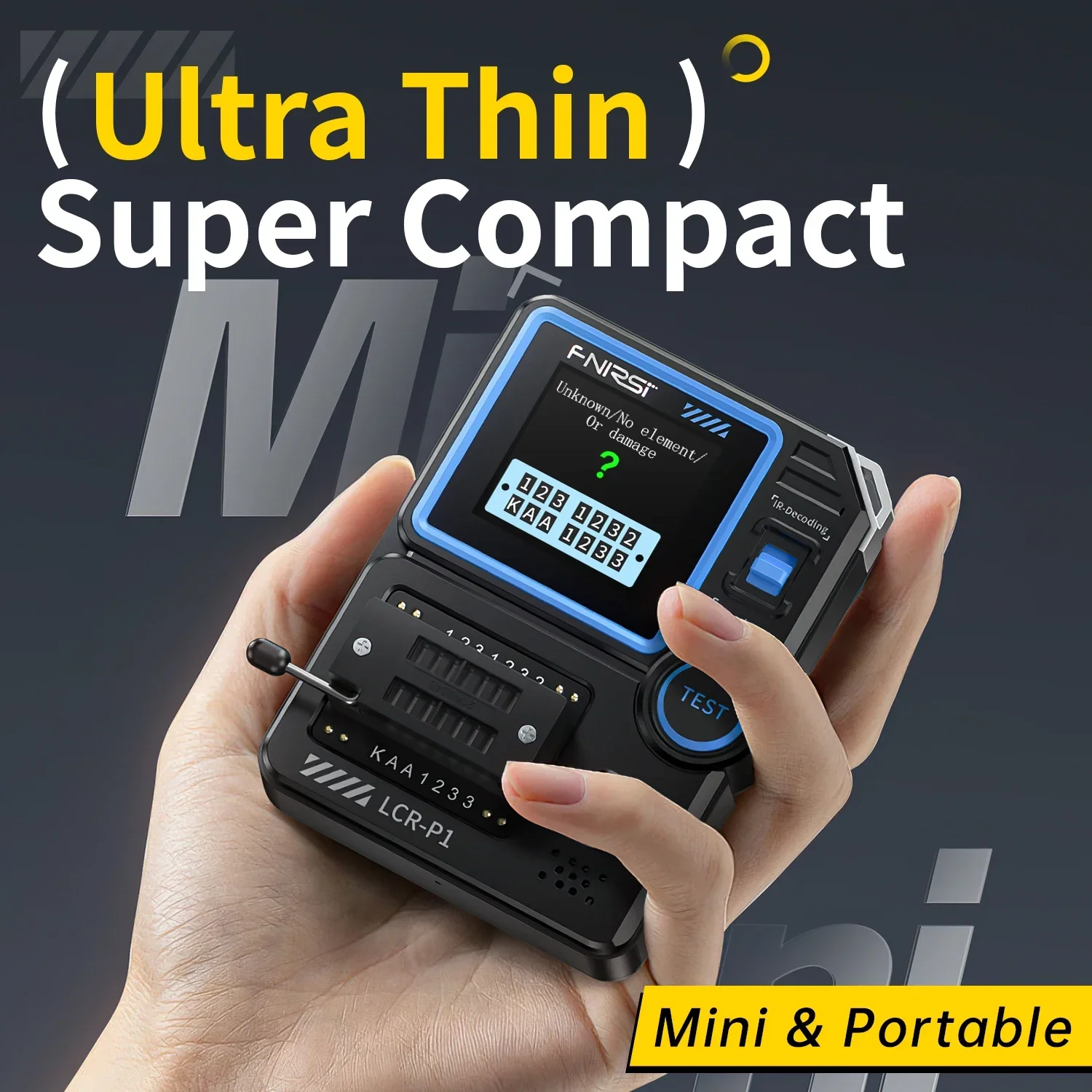 Многофункциональный тестер сопротивления LCR ESR Meter MOSFET NPN SMD