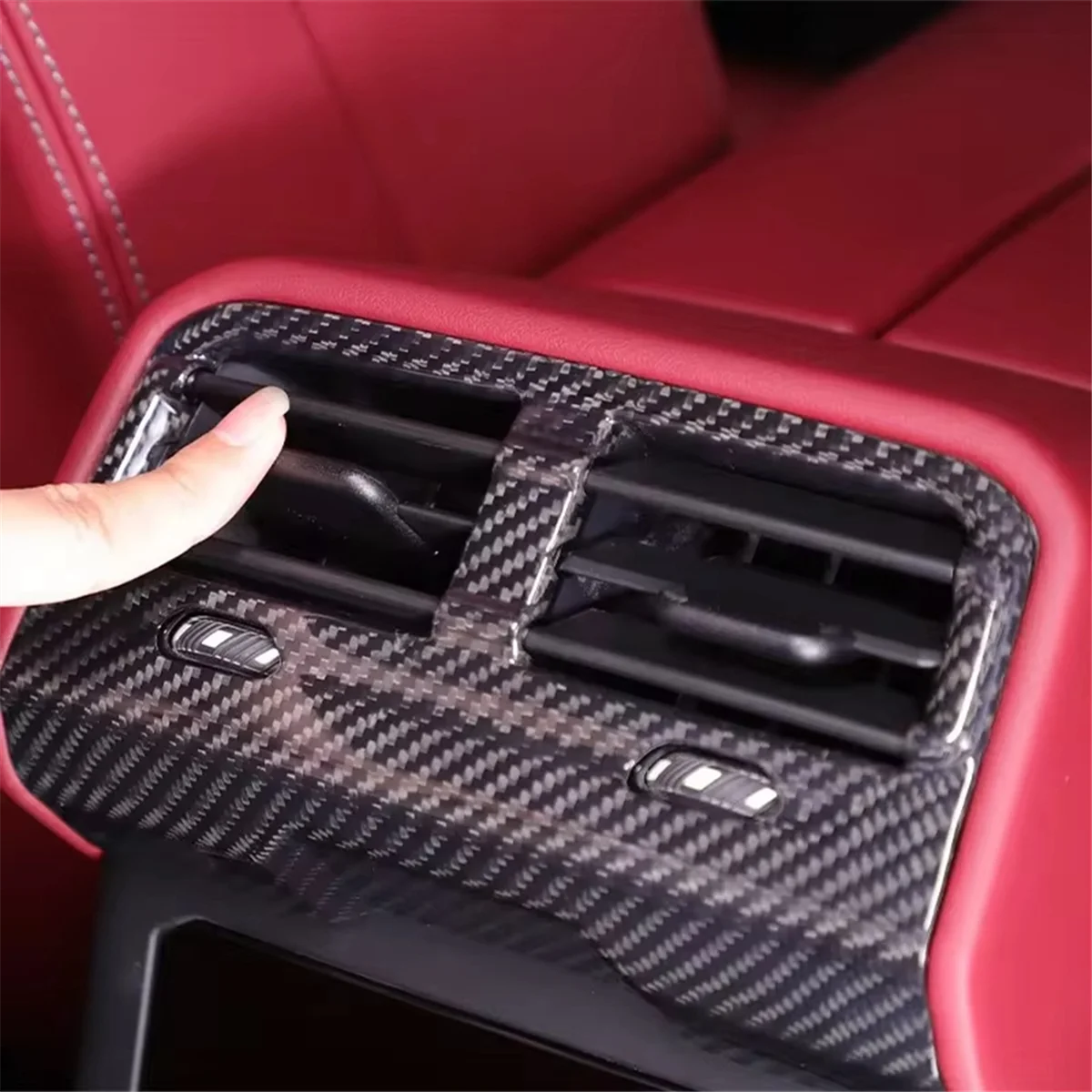 Углеродное волокно для 5 серии G60 2024 автомобильное заднее воздуховыпускное