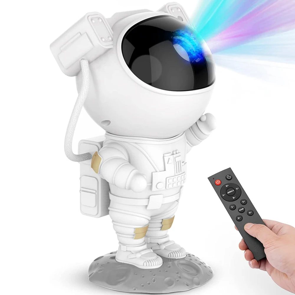 

Kids Gift Star Projector Night Light with Remote Control 360°Adjustable Astronaut Nebula Galaxy Lighting for Children Adults