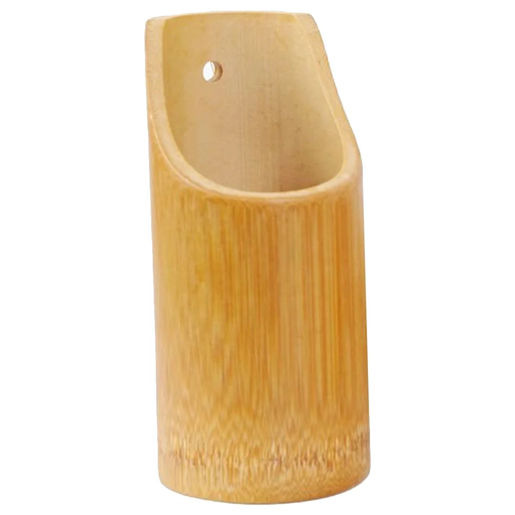 

Bamboo Cutlery Holder Utensil Holder Hanging Chopsticks Drain Holder Cutlery Storage Bucket