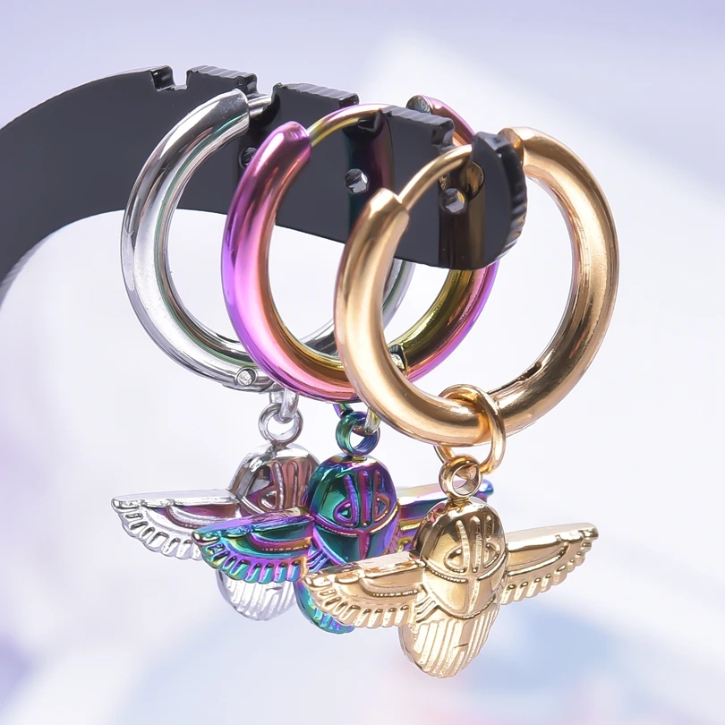 

Owl Charms Earrings For Women Animal Stainless Steel Earrings For Women Men 2023 Trending Punk Kpop Fashion Accessories Gifts