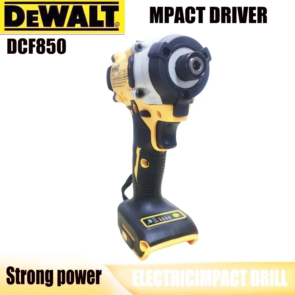 Фото DEWALT DCF850 205N.M Электрическая отвертка с высоким крутящим моментом, бесщеточная, аккумуляторная, 0-3250 об/мин, скорость без нагрузки, супер мощная №1