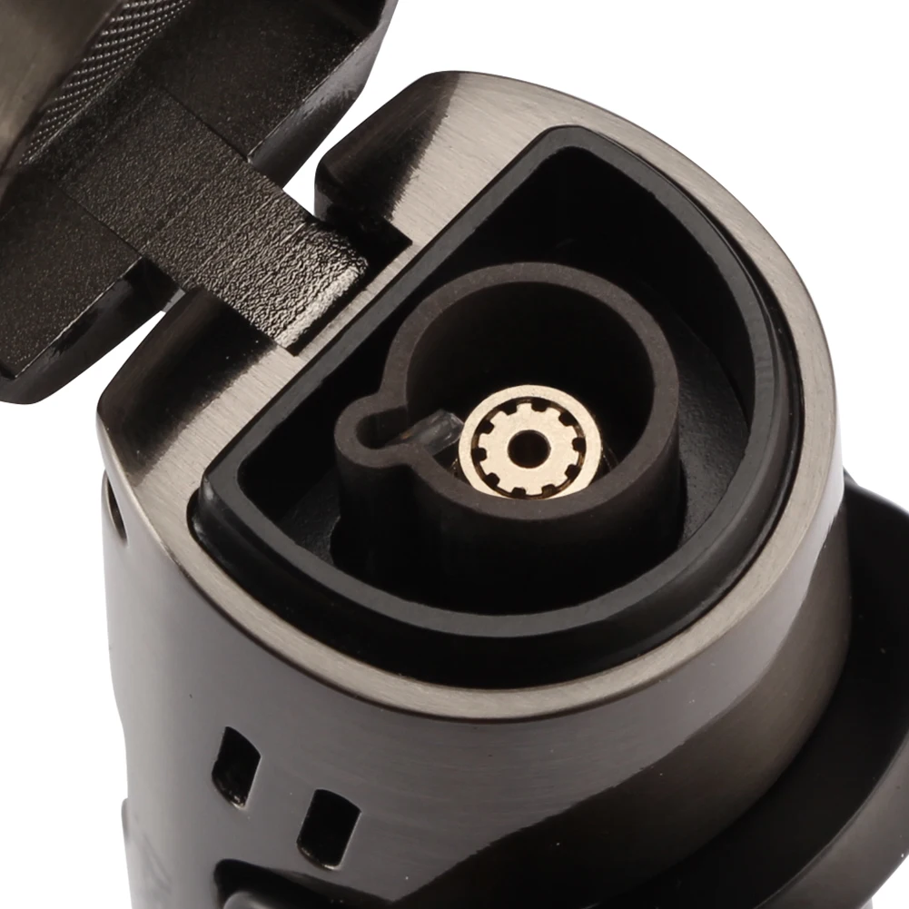 Металлическая сигаретная Зажигалка Lubinski с синим пламенем и иглопробивкой