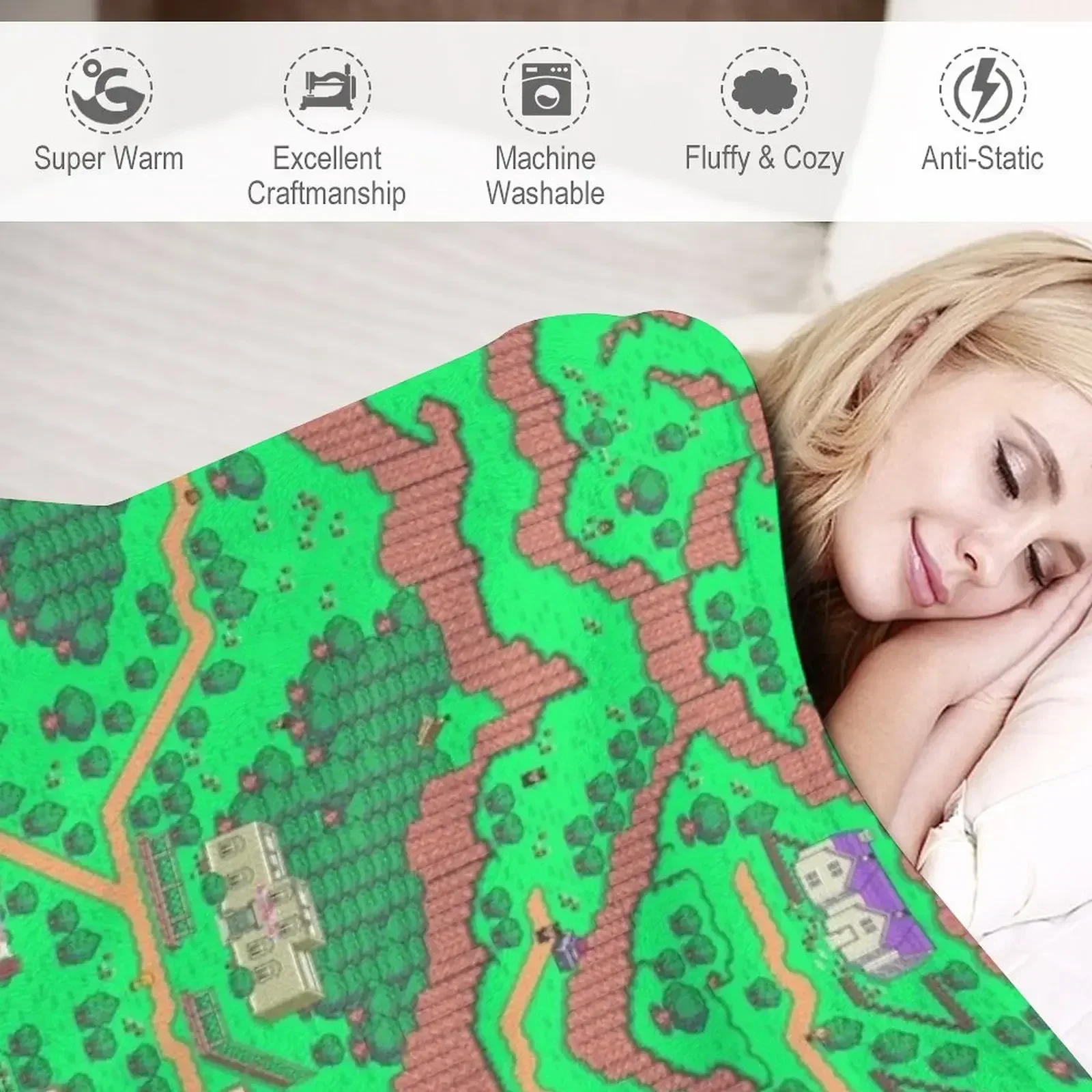 Земляное одеяло с картой Onett модное мягкое клетчатое теплое зимнее одеяла