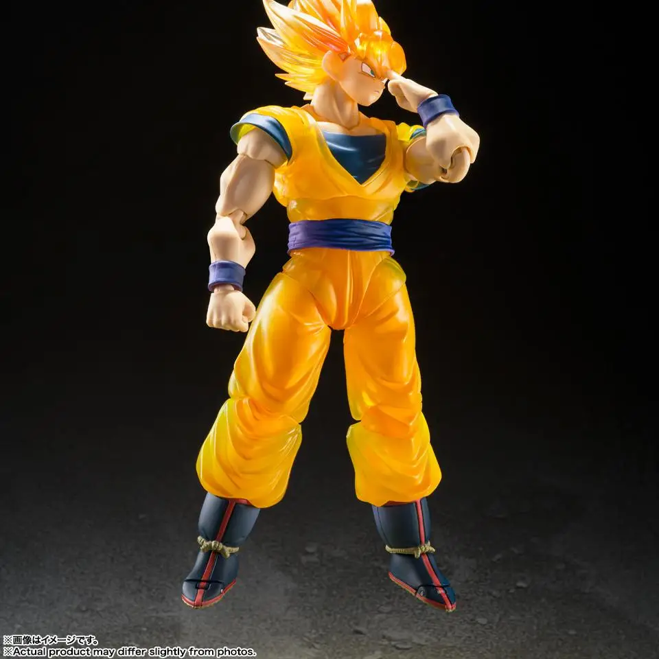 Оригинальный Bandai Dragon Ball Z TAMASHII NATIONS STORE S.H.Figuarts Super Saiyan Son Goku коллекция моделей