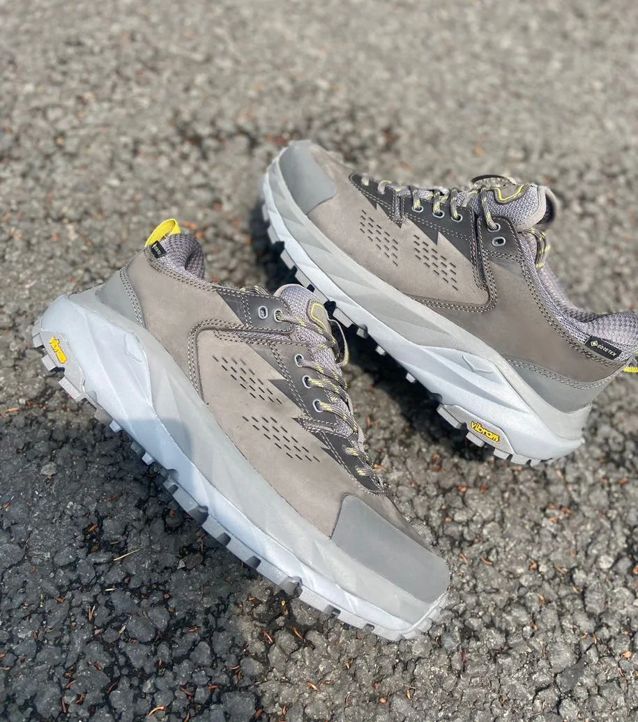 Men`s HK LOW GTX Genuine leather breathable anti-slip hiking trekking shoes mens outdoor waterproof walking camping shoes