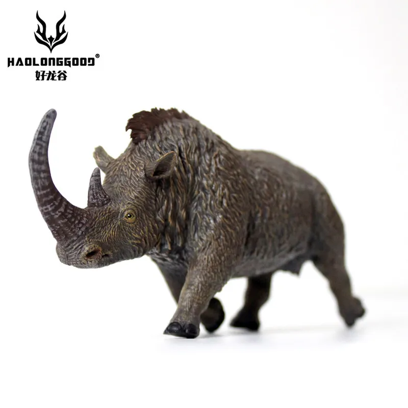 Фото Модель древнего животного Haolong Valley Woolly Rhino 1/35: Древний носорог из ледникового периода №3