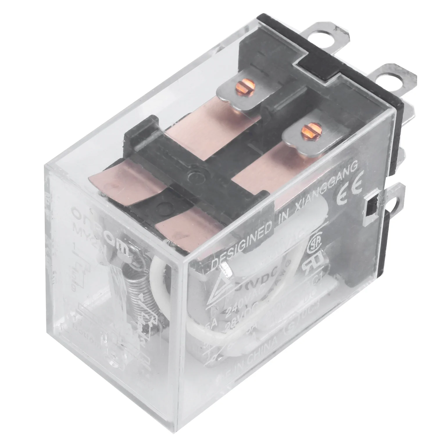 Катушка 12 В постоянного тока 10 А 240 переменного 28 DPDT Электромагнитное реле JQX-13F2Z