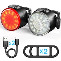 bicycle bike light mtb road bicycle headlight usb rechargeable led bike front flashlight cycling taillight bike accessories