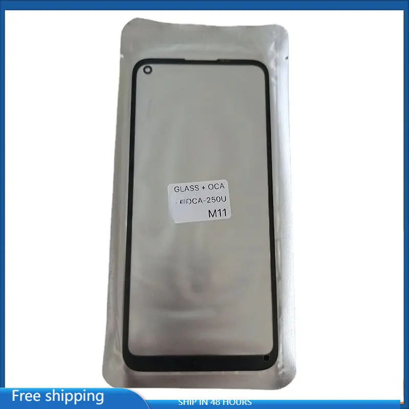 Переднее стекло + OCA LCD Внешний объектив для Samsung Galaxy M11 M01 Core M31 M51 M21S M31S Сенсорная панель запасные части