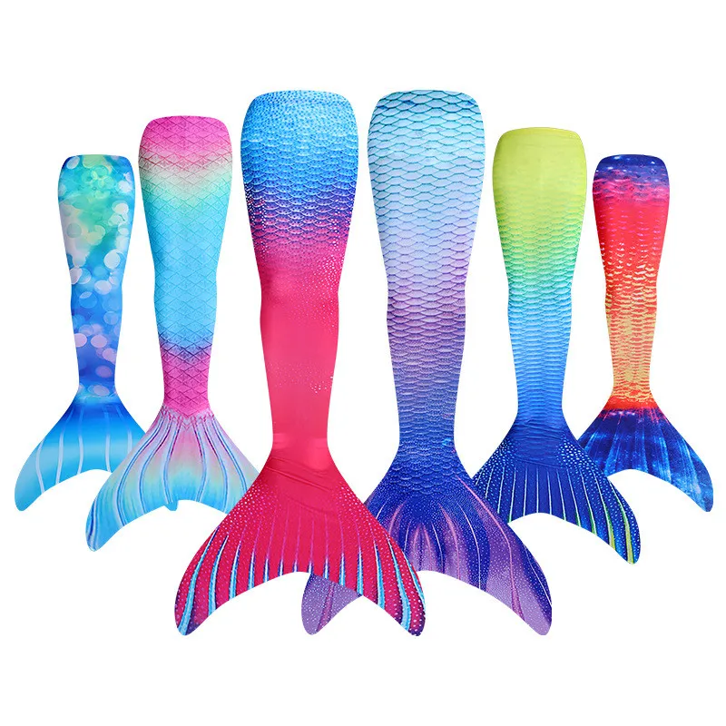 

Mother Daughter Mermaid Tail Swimsuit for Family Matching Clothes Adult Kids Girls Swimwear Performance Costume