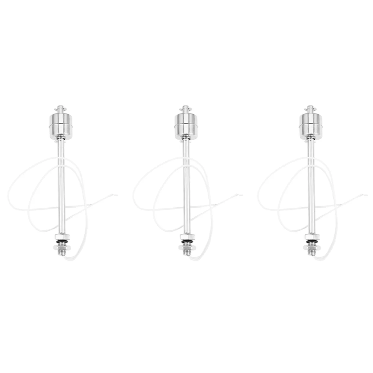 

3PCS 150mm Stainless Steel Float Switch Tank Liquid Water Level Sensor 220V