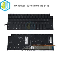 new uk gb backlight keyboard for dell inspiron 13 5310 14 pro 5410 5415 5418 0tj4y2 tj4y2 laptop backlit keyboard euro key caps