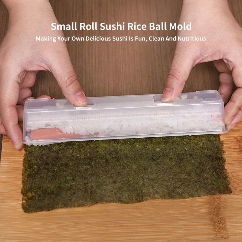 

Sushi Maker Rice Mold Portable Maker Kit Non-stick Japanese Roll Maker Hand Maker Bento Cooking Tools Kitchen Baking Gadgets