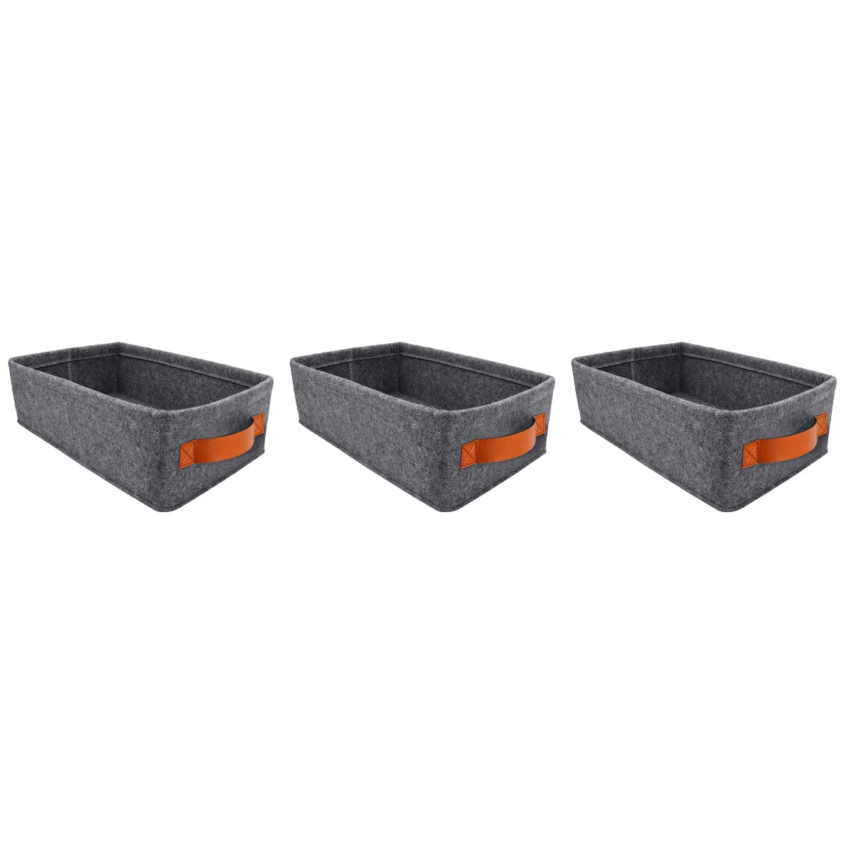 

Storage Basket Felt Binsbin Cube Organizer Organizing Book Handlesbaskets Towel Wardrobebathroom Office Closet Socks Shelves Box