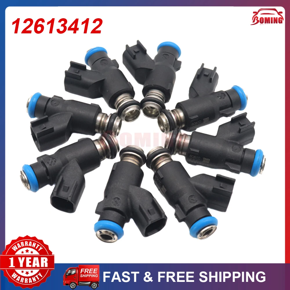 8 шт. новые автомобильные топливные форсунки 12613412 Для CHEVROLET SILVERADO 2500/3500 EXPRESS для GMC
