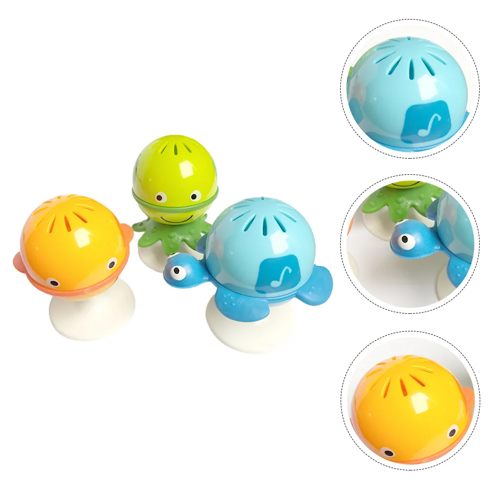 

3 Pcs The Bell Ocean Series Baby Chew Toy Hand Toys Newborn Plaything Infant Puzzle