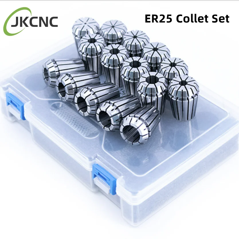 

1 SET ER25 Spring Collet Chuck 2-16mm Hight Precision 0.005mm ER25 Chuck for CNC Milling Tool Holder