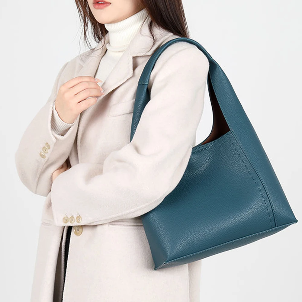 Shoulder Fashion Bag Europe Luxury Hot Sale Designer Women Genuine Leather Chain Handbags Female New Style Casual Lady Messenger