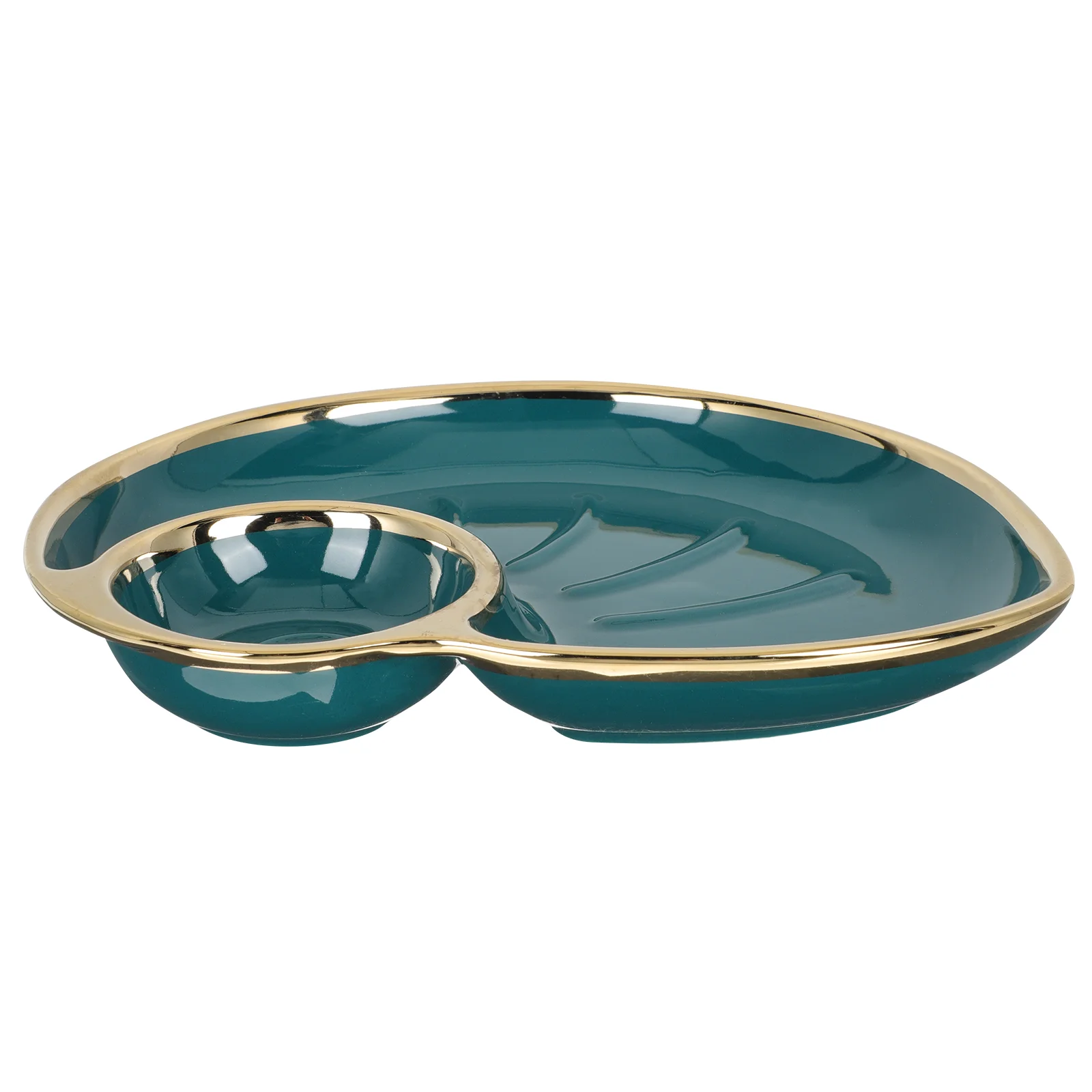 

1Pc Dumpling Dish Dinner Plate Ceramic Food Plate Simple Style Food Plate