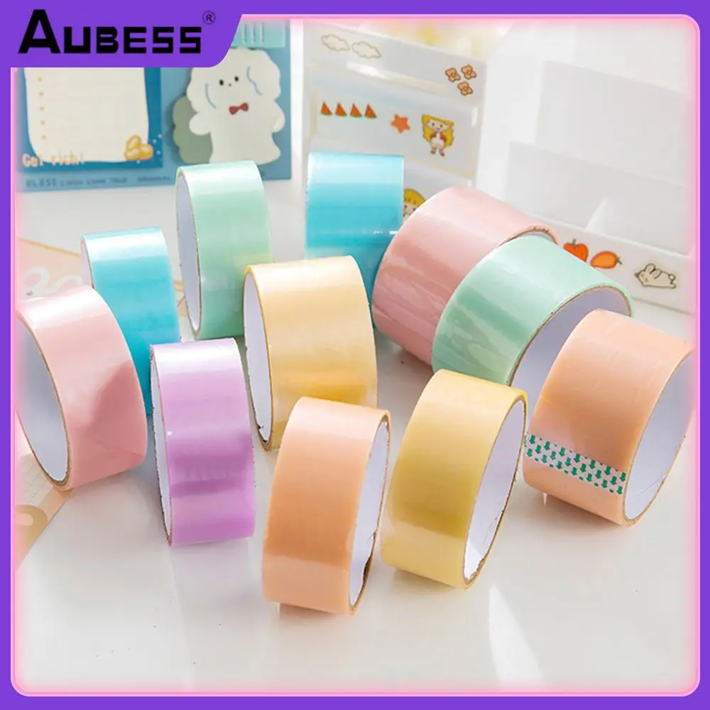 

Sticky Ball Novice Decompression Water Polo Tape Colorful High Adhesive Sealing Tape Free Hand Silk Student Stationery Tape