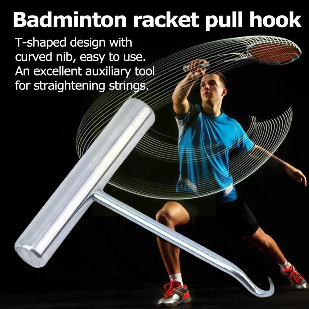 

1pcs Stringing Tool Racket String Assistance Puller For Tennis Badminton Squash Racket Accessories Badminton Racquet Gromme Y1q9