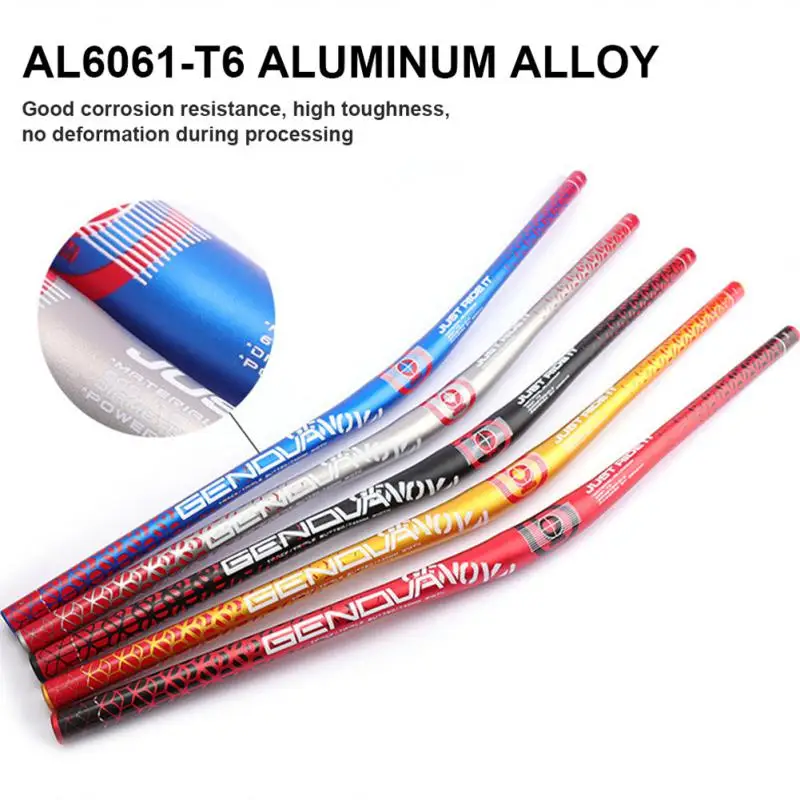 

Aluminum Alloy MTB Bicycle Handlebar Riser Handlebar 31.8*740mm Road Mountain Bike Handle Bar Road Cycling Parts Accessories