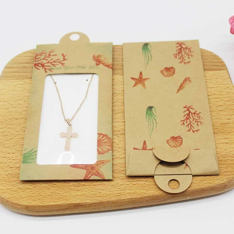 Новое прибытие Marbling цветок стиль ювелирные изделия ожерелье подвеска упаковка