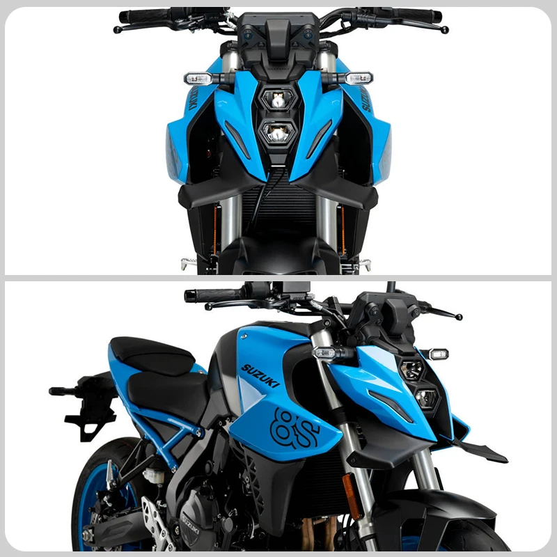 Фото Нижний давление, голый для SUZUKI GSX 8S GSX8S 2023 2024, спортивный прижим для мотоцикла, голые передние спойлеры, аэродинамический дефлектор крыла №3