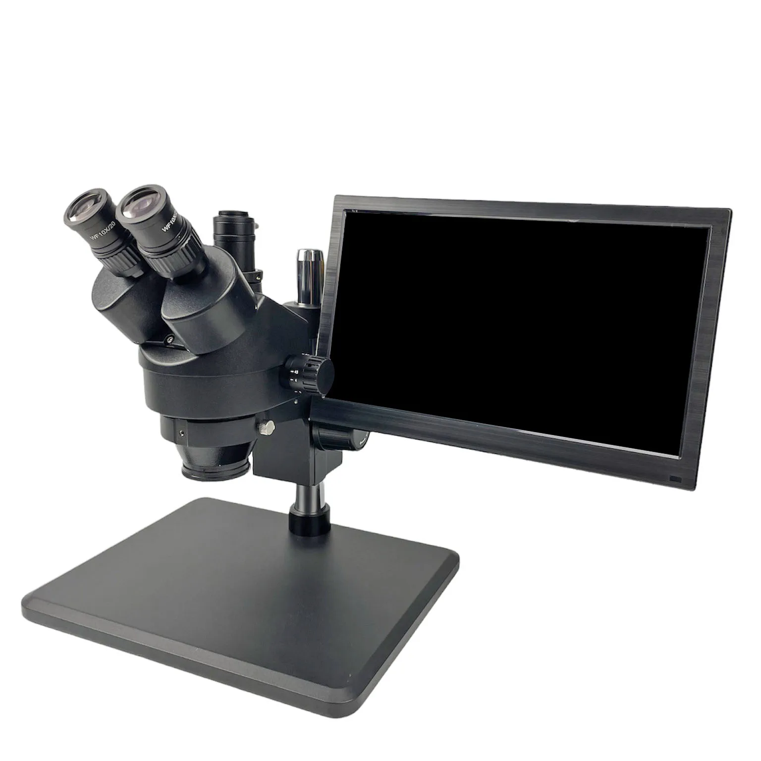

0.7X - 4.5X Zoom Trinocualr Digital Stereo Microscope With 13.3 Inch LCD Screen