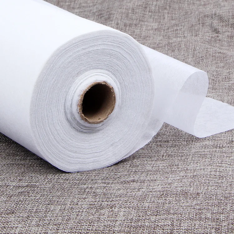 

10 Meters White Black Interlinings High Quality Iron On Single-sided Adhesive Fabric Sewing Material Accessories For Garemets