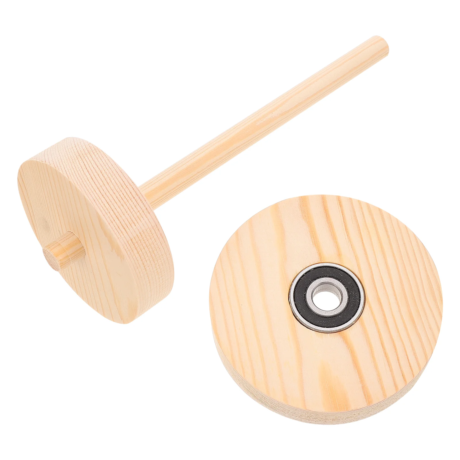 

Winding Wool Spool Wooden Portable Yarn Ball Rack Cone Holder Stand Bobbin Rotatable Sewing Thread Knitting Tool Braid