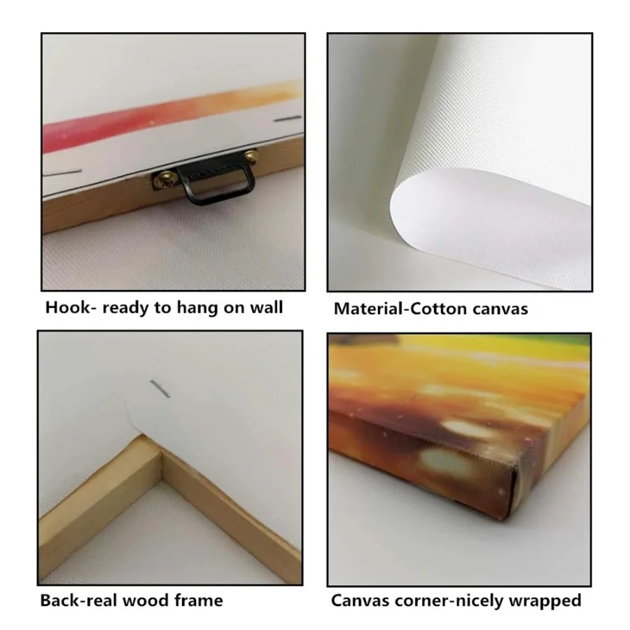 Абстрактная Настенная картина с рамкой художественный Рисунок на холсте