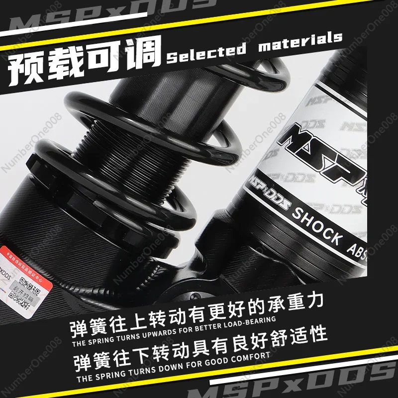 Фото Модификация заднего амортизатора MSP для самокатов Ninebot UQi N1s, Ninebot Mz/Nz/E Series, соответствующих национальному стандарту №3