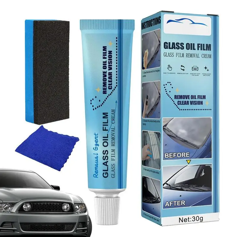 

Glass Oil Film Remover Safe And Long Term Protection Glass Remover Easy To Use Car Windshield Oil Film Removing Paste