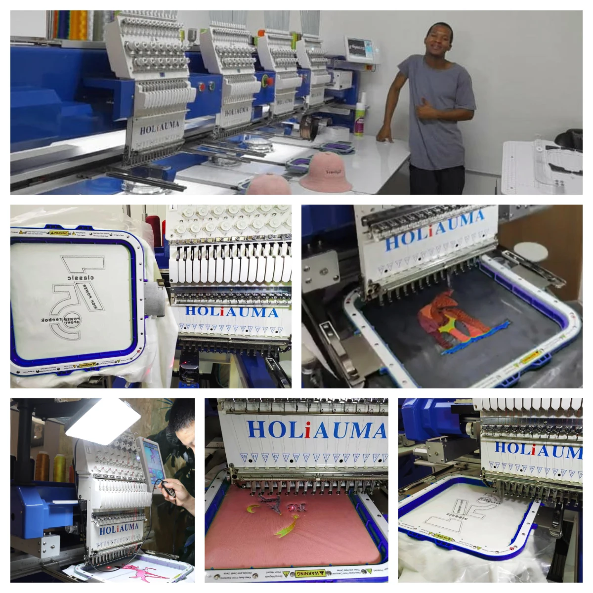 Вышивальные машины Holiauma HO1501N HO1502H HO1504H HO1506H HO1508H с Sewtalent Magnetic Mighty Hoop Frame пяльцы