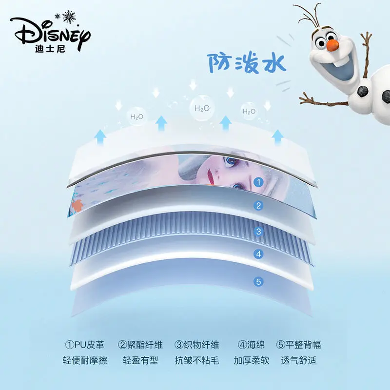 Disney kindergarten schoolbag female ins backpack children's large class preschool lovely snow princess Aisha Backpack