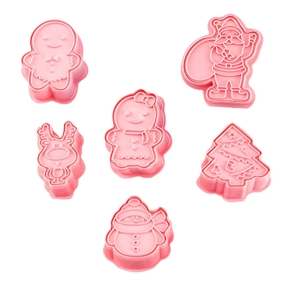 

Molds Cookie Christmasbaking Pastry Biscuits Jelly Candy Embossed Silicone Diy Fondantcake Holidays Accessories