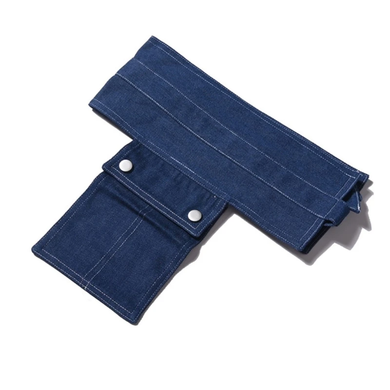 Denim Corset Belt for Shirt Dress Women Denim Belt Denim Waist Belt With Pocket