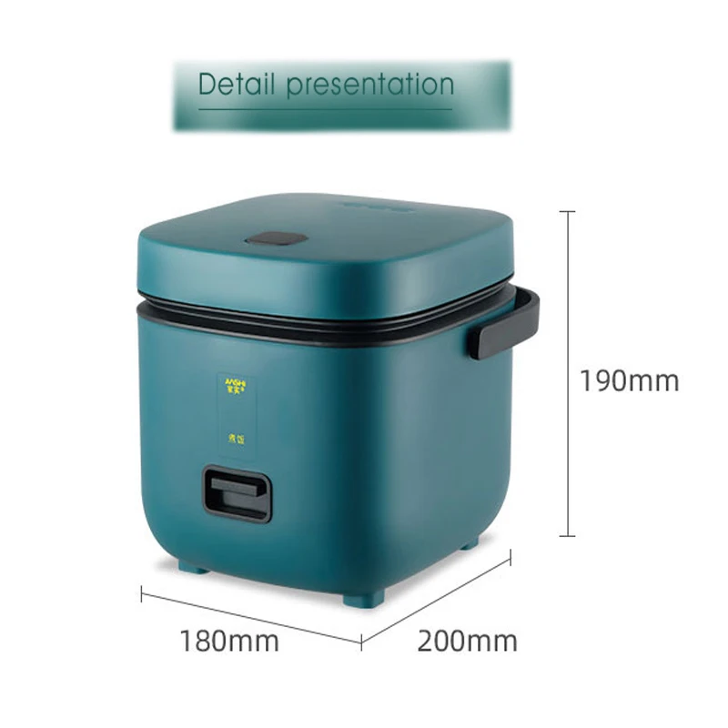 1 2l multi cooker mini electric rice cooker intelligent automatic cooking machine 1 2 people household appliances for kitchen free global shipping