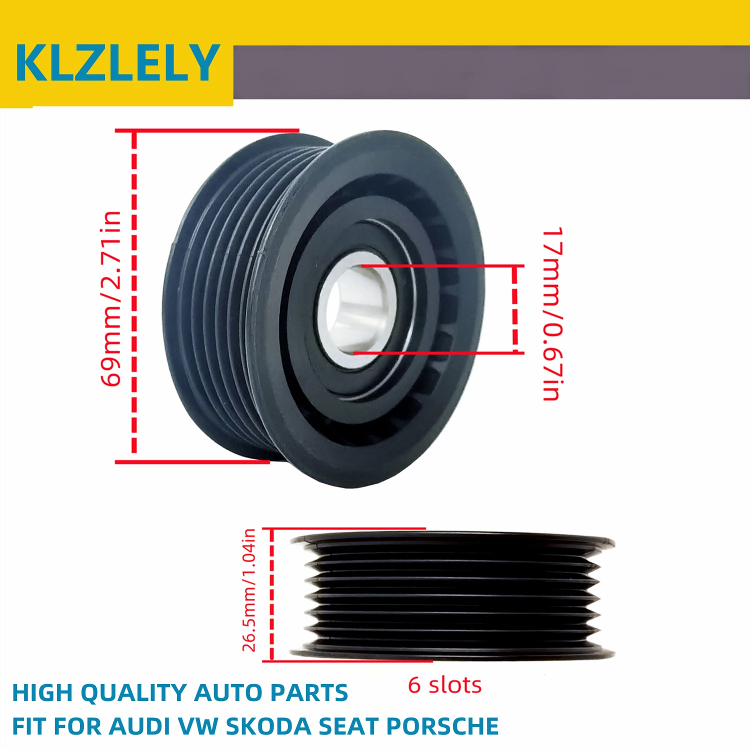 Для SsangYong RODIUS STAVIC для WW PASSAT PHAETON TOUAREG V-образный ремень натяжитель шкива ldler шкив